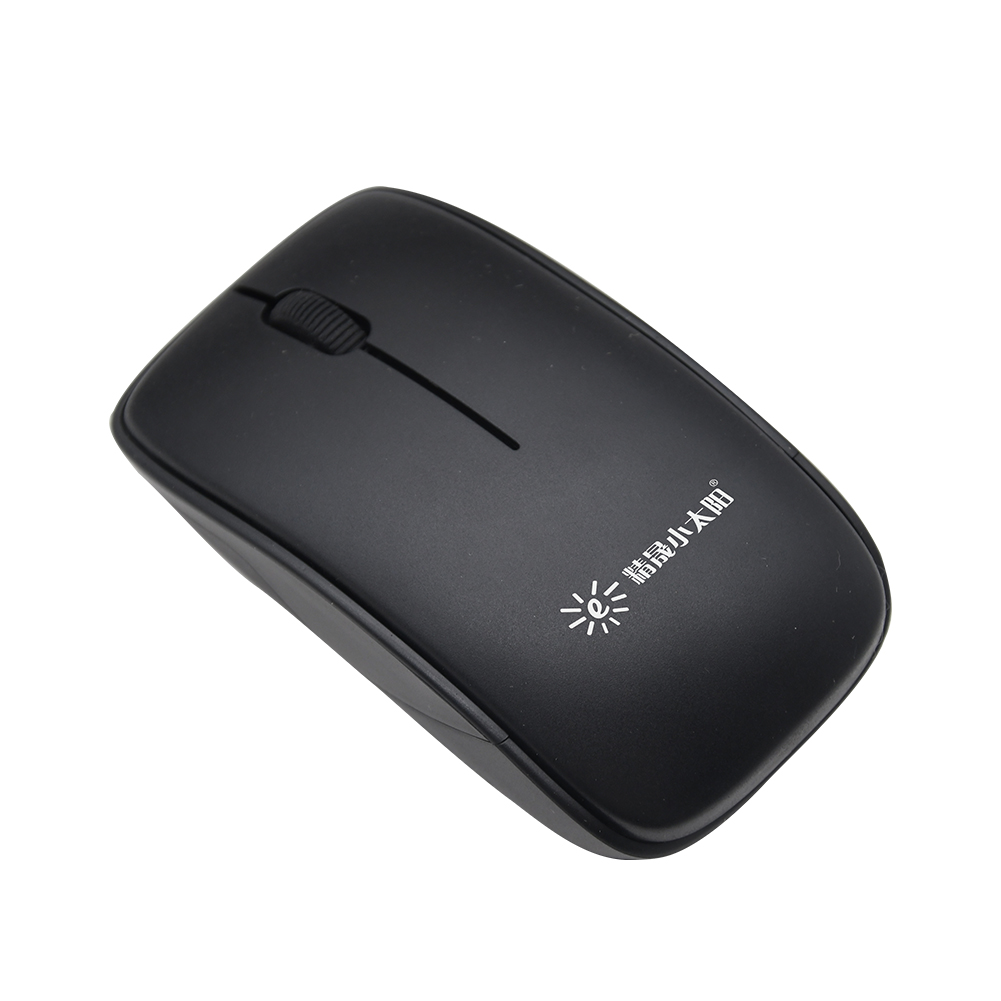 

SUNROSE T6 Ultrathin Wireless Mouse 1000 DPI Mute 2.4GHz Mini Office Mice, 501 Original