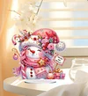 Diamond Painting Acrylic Christmas Atmosphere Snowman Desktop Kit Tabletop Decor