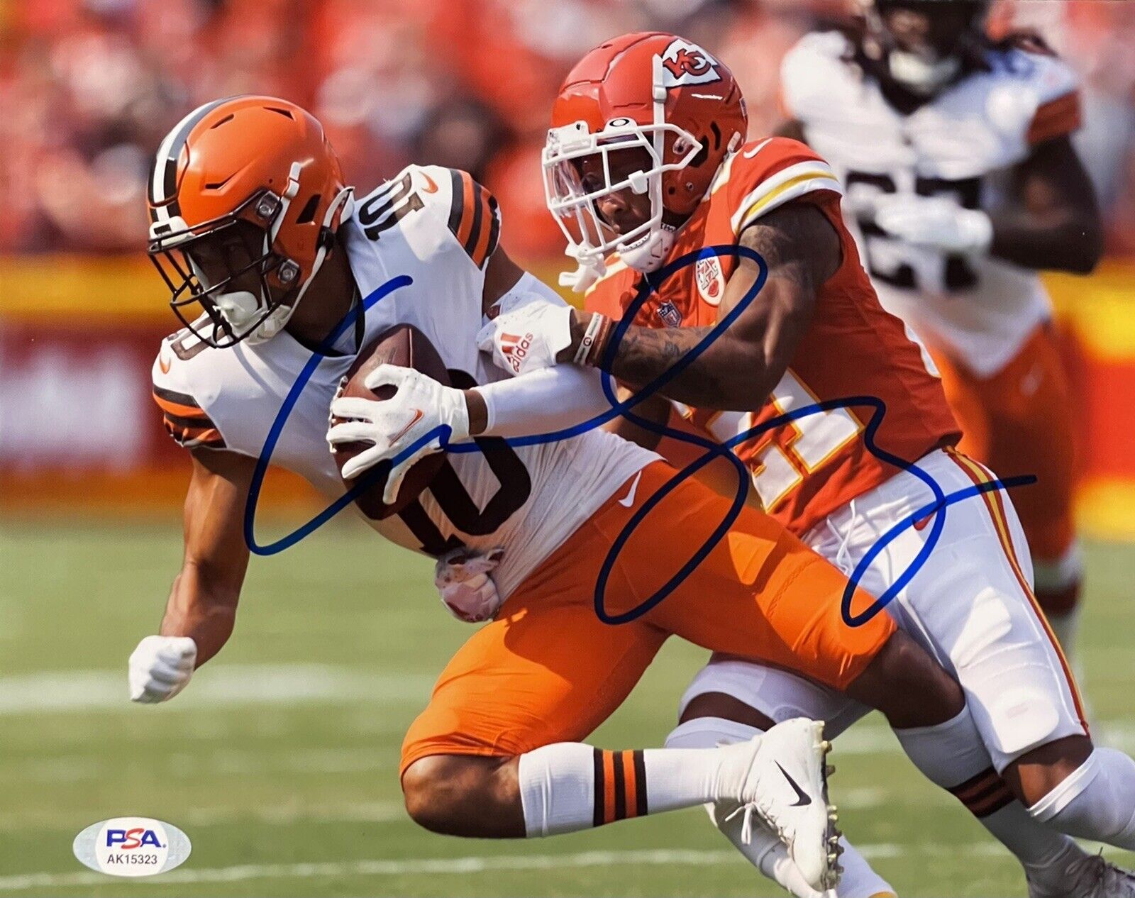 Anthony Schwartz Signed Autographed Cleveland Browns 8x10 Photo Poster painting PSA/DNA