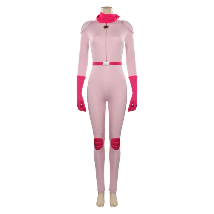 The Super Mario Bros. Movie-peach Cosplay Costume Jumpsuit Outfits Halloween Carnival Suit