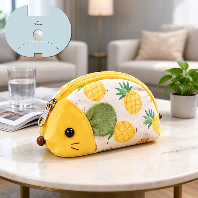 Cute Mouse Coin Purse Sewing Template &ndash; With Tutorial