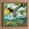Diamond Painting-DIY Full Round Drill Dog(45x45cm)