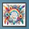 Diamond Painting-DIY Full Round Drill Floral Dream Catcher