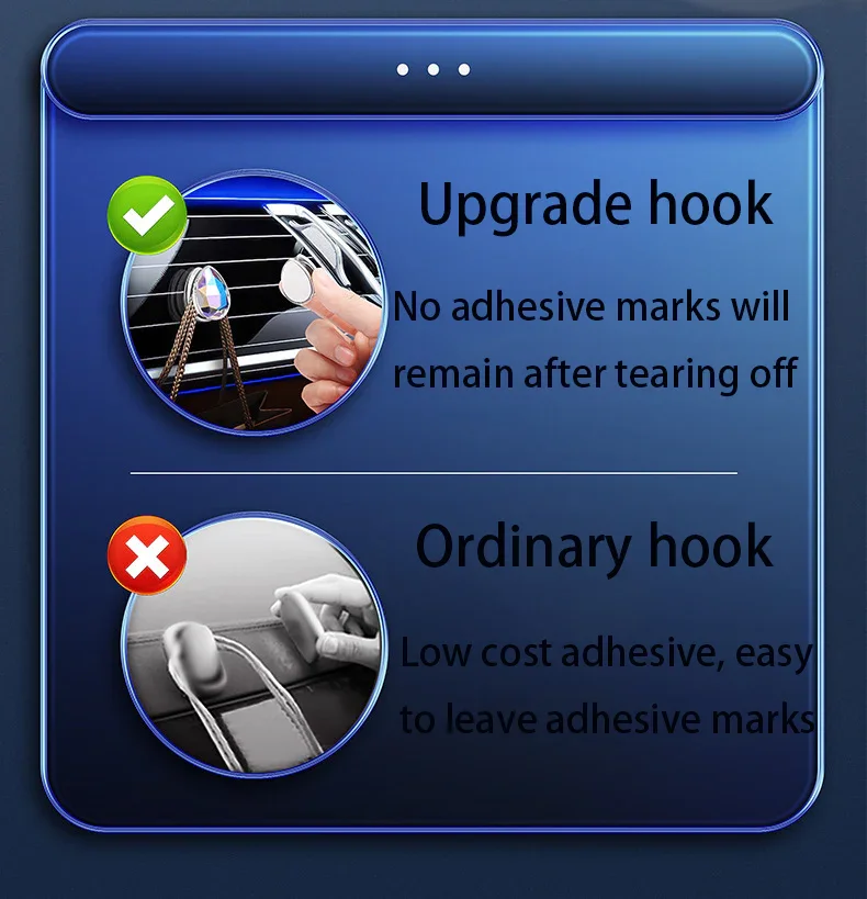 Car Mini Crystal Hook