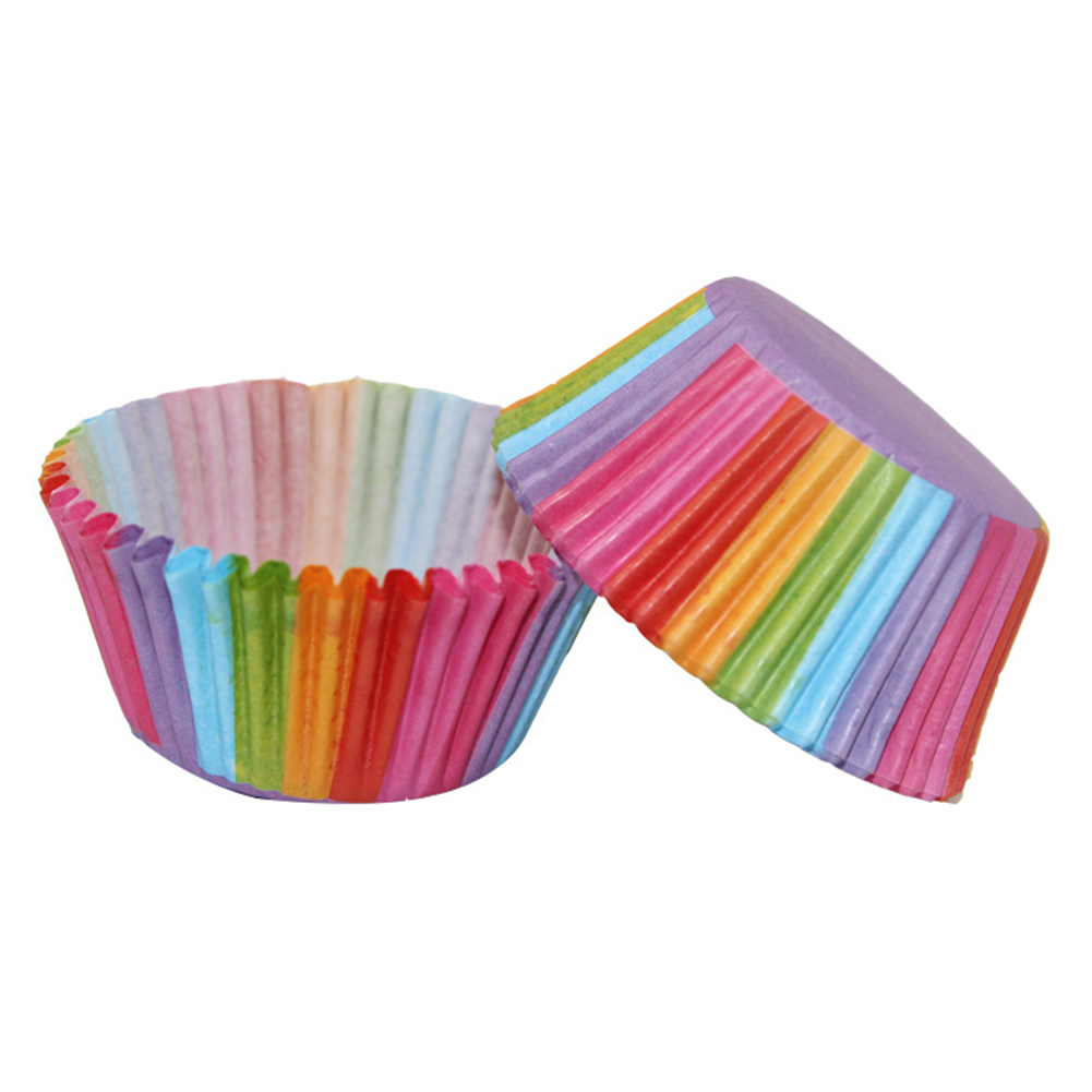 

100pcs Paper Cupcake Cup Aluminium Foil Muffin Baking Cups Bakeware Mold, 501 Original