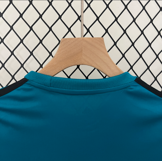 2017-2018 Retro Real Madrid Third Away Kids Kit Football Shirt Thai Quality