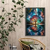 Diamond Painting-DIY Full Round Drill Colorful Abstract Tree(40*60CM)