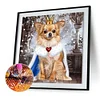 Diamond Painting -DIY Round Drill Crown Puppy