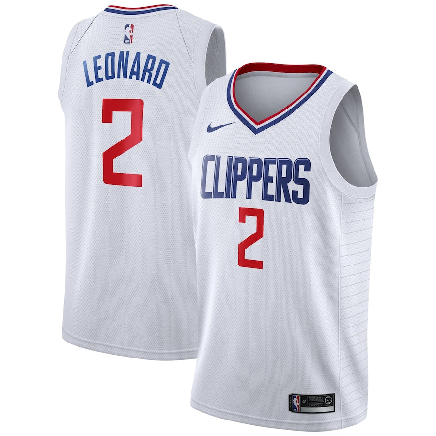 Maillot  LA CLippers 2 LEONARD NBA Basket Maillot De Fou, site maillot de foot pas cher