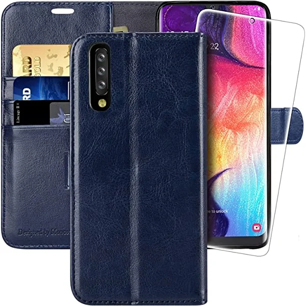 MONASAY Samsung Galaxy A50 / A50s / A30s Wallet Case, 6.4 inch 