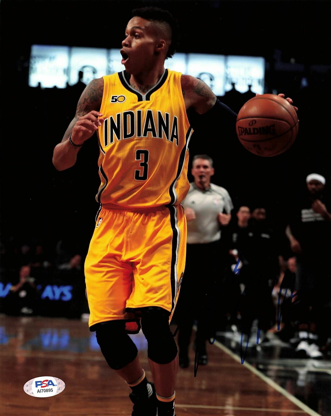 JOE YOUNG Signed 8x10 Photo Poster painting PSA/DNA Indiana Pacers Autographed