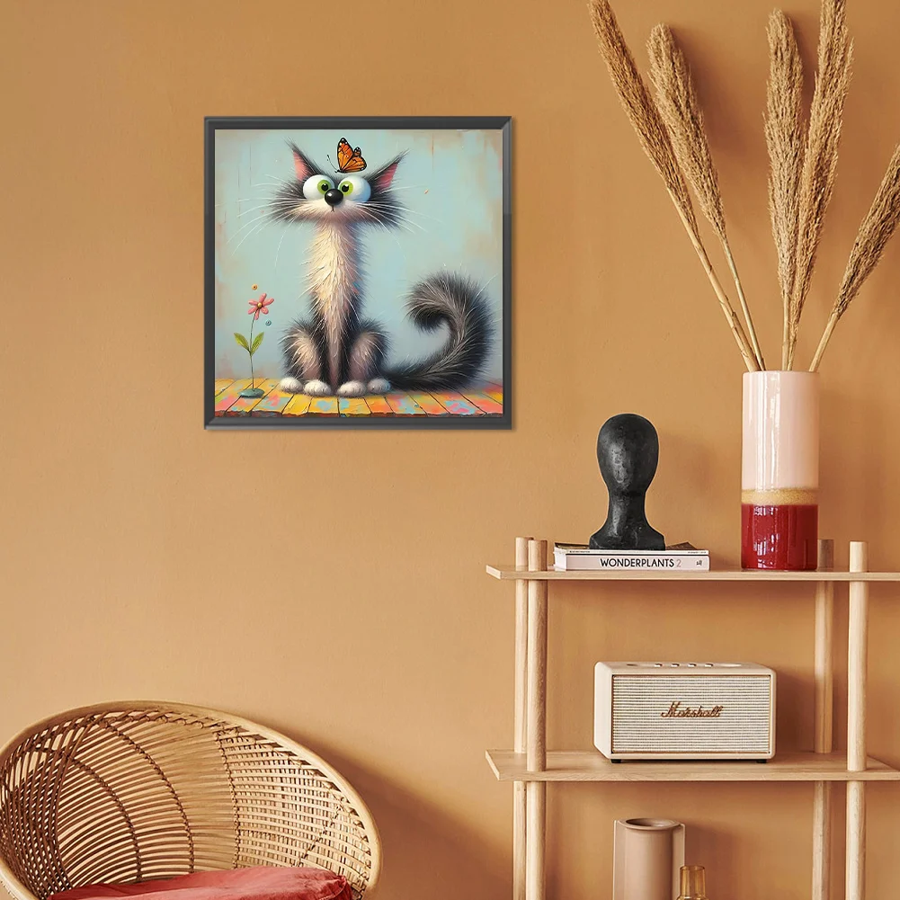Diamond Painting - Full Round Drill - Cat (Canvas|40*40cm)