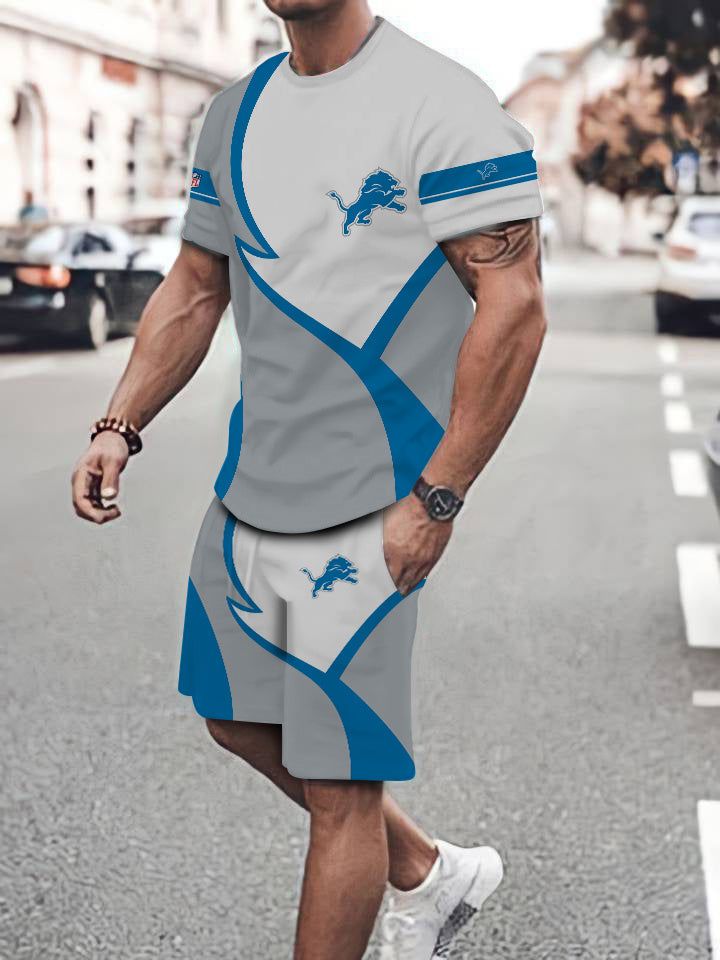 Detroit Lions Limited Edition Top And Shorts Two-Piece Suits