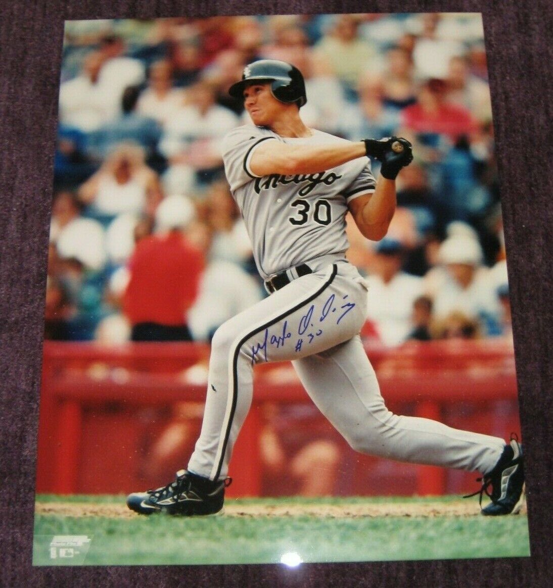 MAGGLIO ORDONEZ Signed Chicago WHITE SOX 16x20 Photo Poster painting with COA