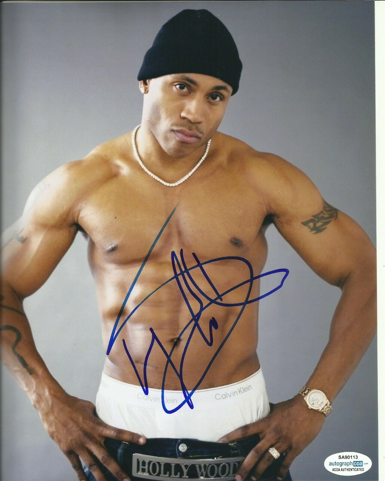 LL COOL J SIGNED Photo Poster painting UACC REG 242 AUTHENTIC FILM AUTOGRAPHS (1) ALSO ACOA CER