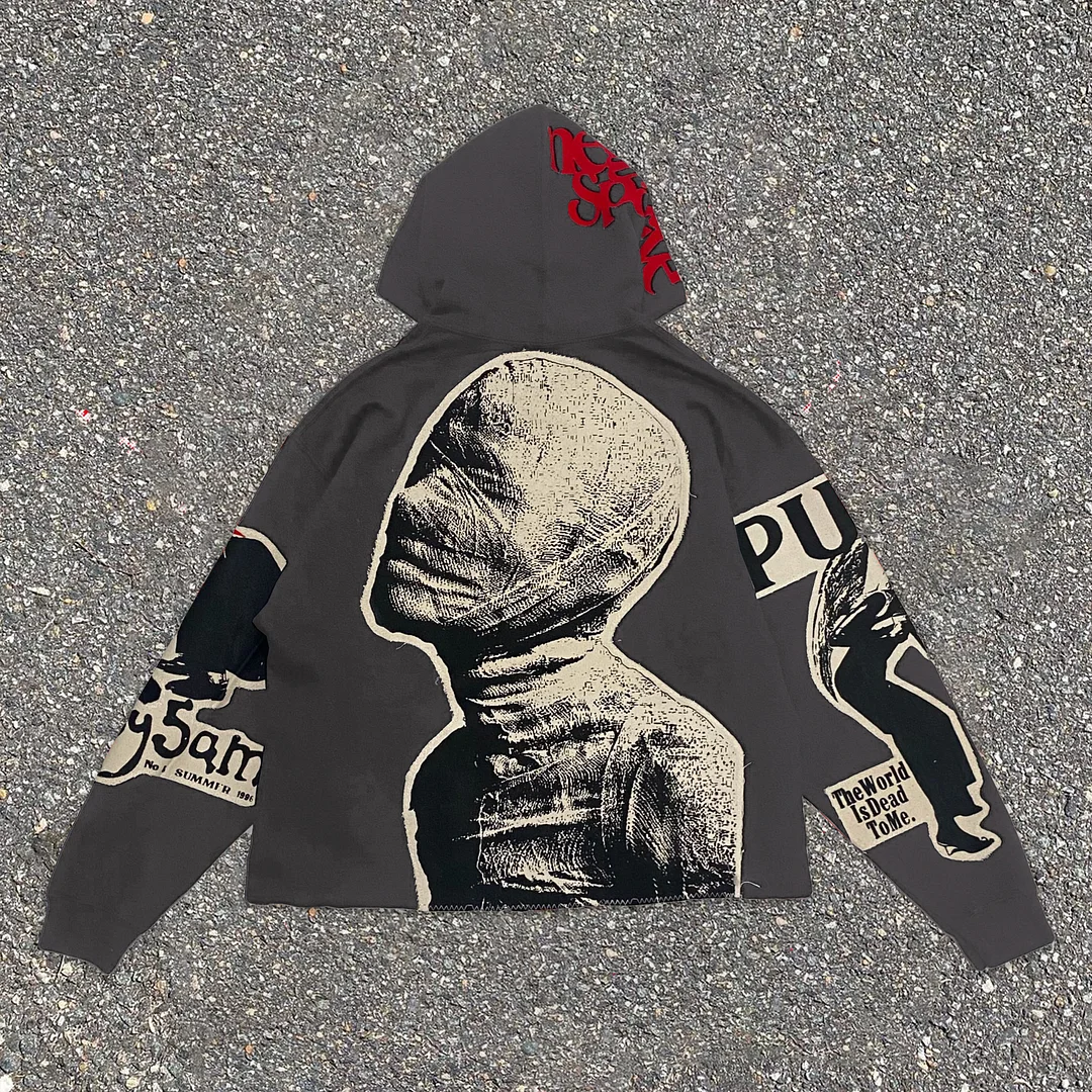 Mummy casual street hoodie