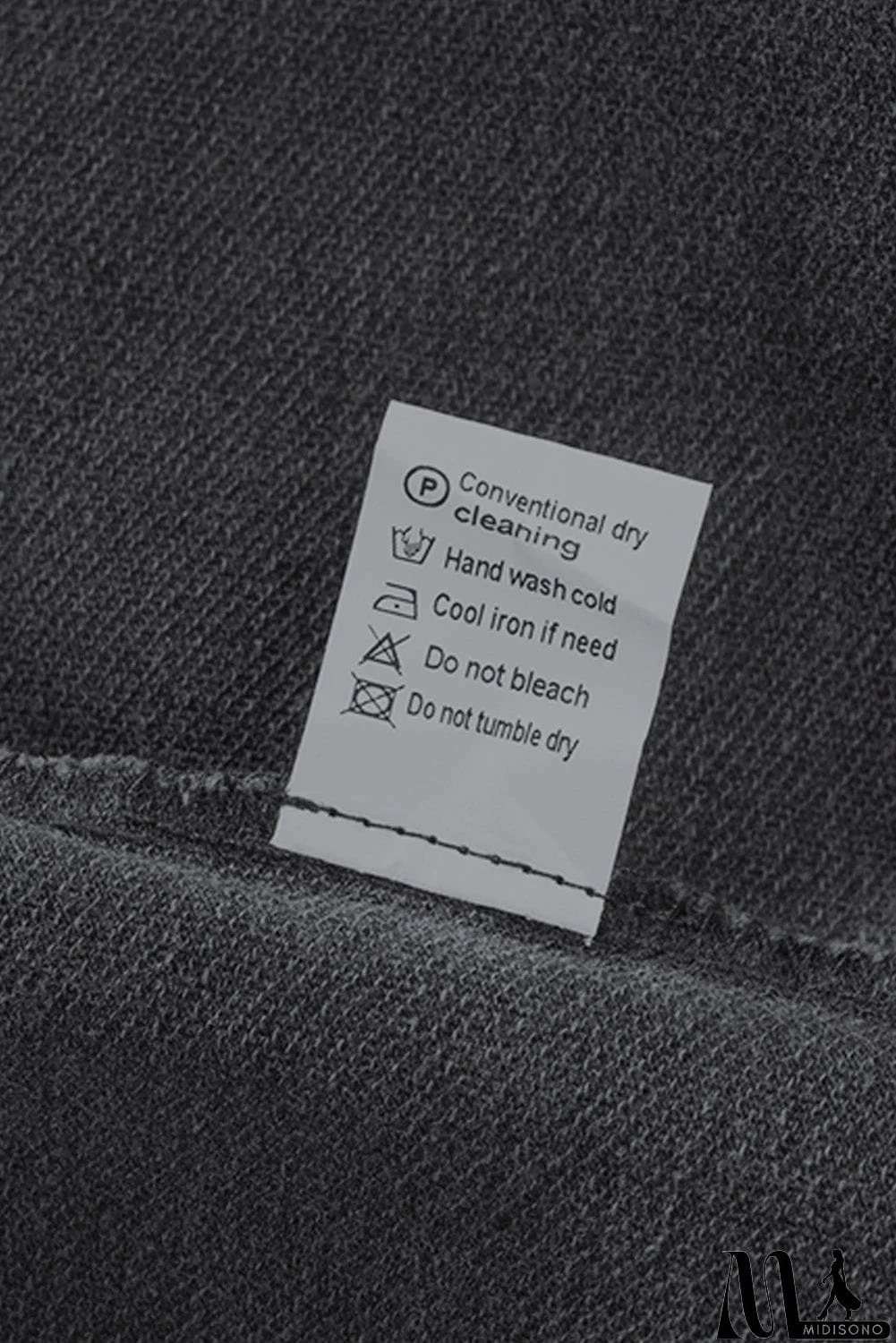 MidiSono - Zipped Front Stitching Hooded Sweatshirt