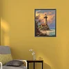 Diamond Painting-DIY Full Round Drill Lighthouse Windmill