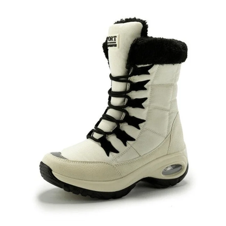 Women Mid-Calf Boots Orthopedic Warm Plush Radinnoo.com