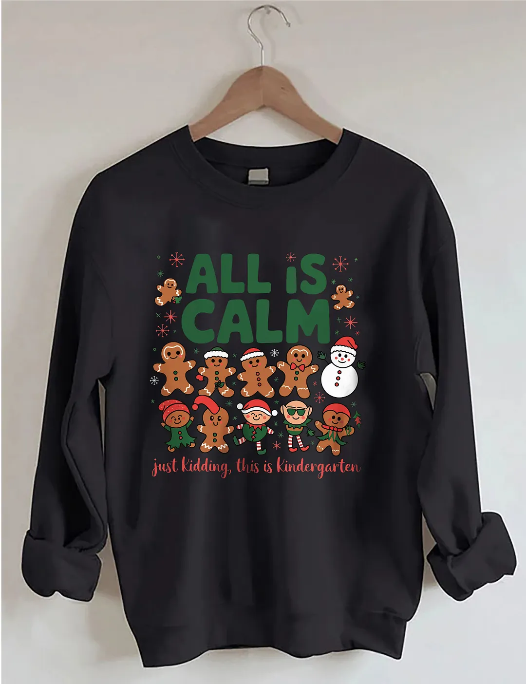 Kindergarten Teacher Christmas Sweatshirt