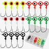 20 Pieces Lure Fishhook Jig Head Hook Fishing Jig Hook for Jigging Fishing Tools