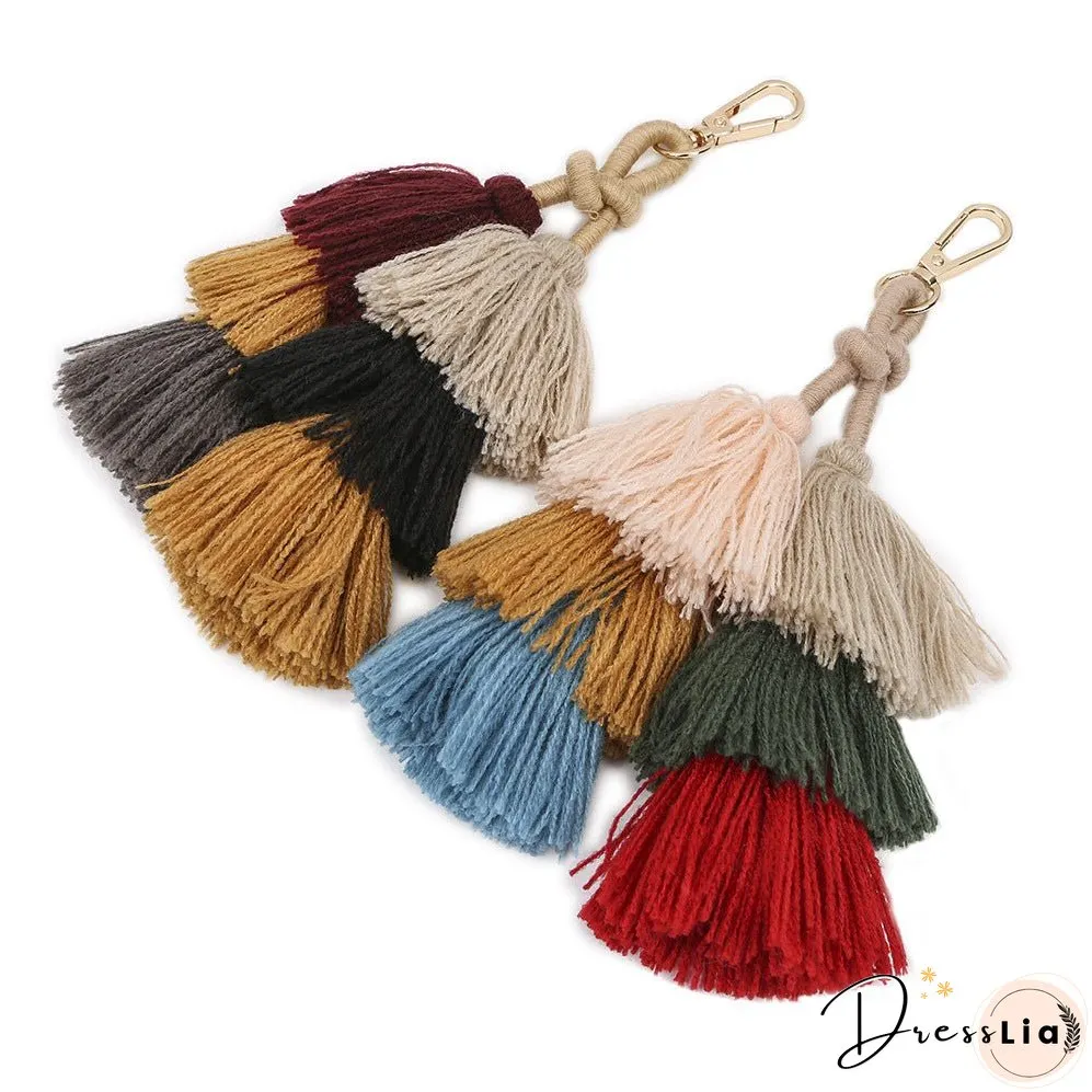 Paziye Bohemian Creative Tassel Bag Pendant