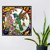 Hummingbird Glass Painting-Partial Special Shaped Diamond Painting 30*30CM