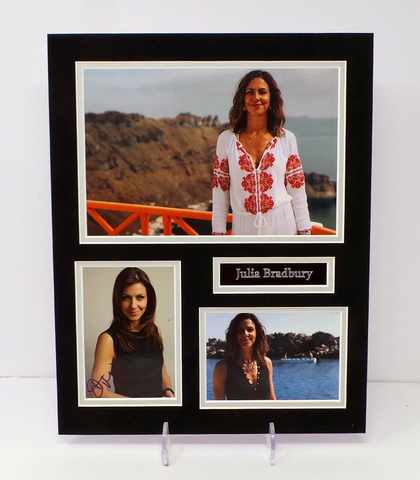 Julia BRADBURY Signed Mounted Photo Poster painting Display 1 AFTAL RD COA Countryfile Presenter