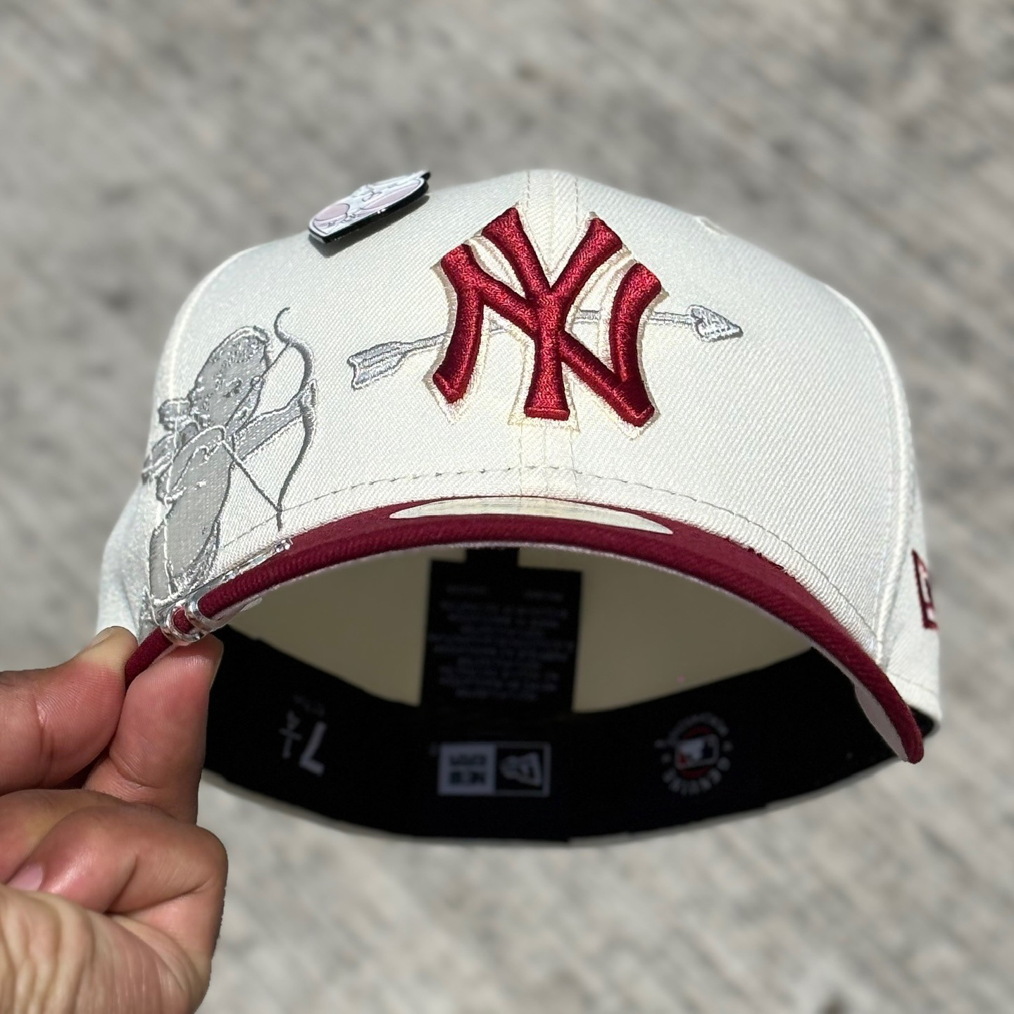 NEW ERA NEW YORK YANKEES CHERUB EMBROIDERED CASUAL BASEBALL CAP