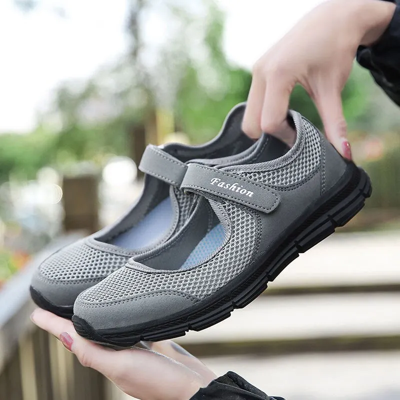MWY Women Vulcanized Shoes High Quality Summer Breathable Sneakers Flats Walking Shoe Soft Loafers Plus Size 42 Zapatos De Mujer