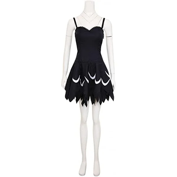 Secre Swallowtail Nero Anime Cosplay Slip Mini Costumes Sleeveless Bodycon Dress for Women