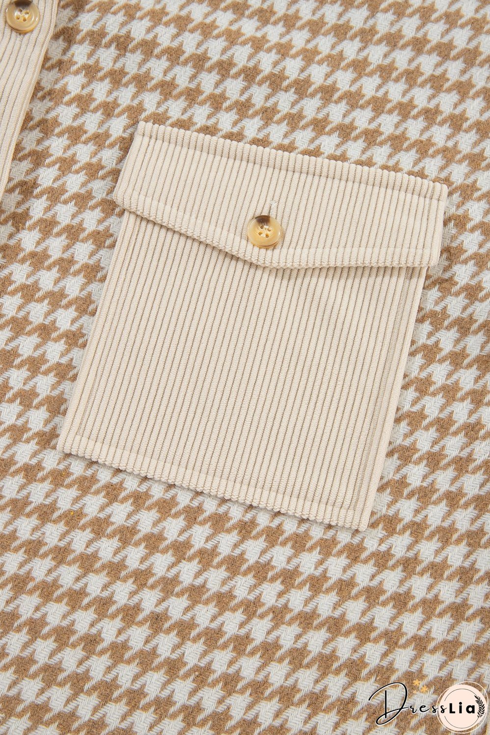 Houndstooth and Corduroy Shacket