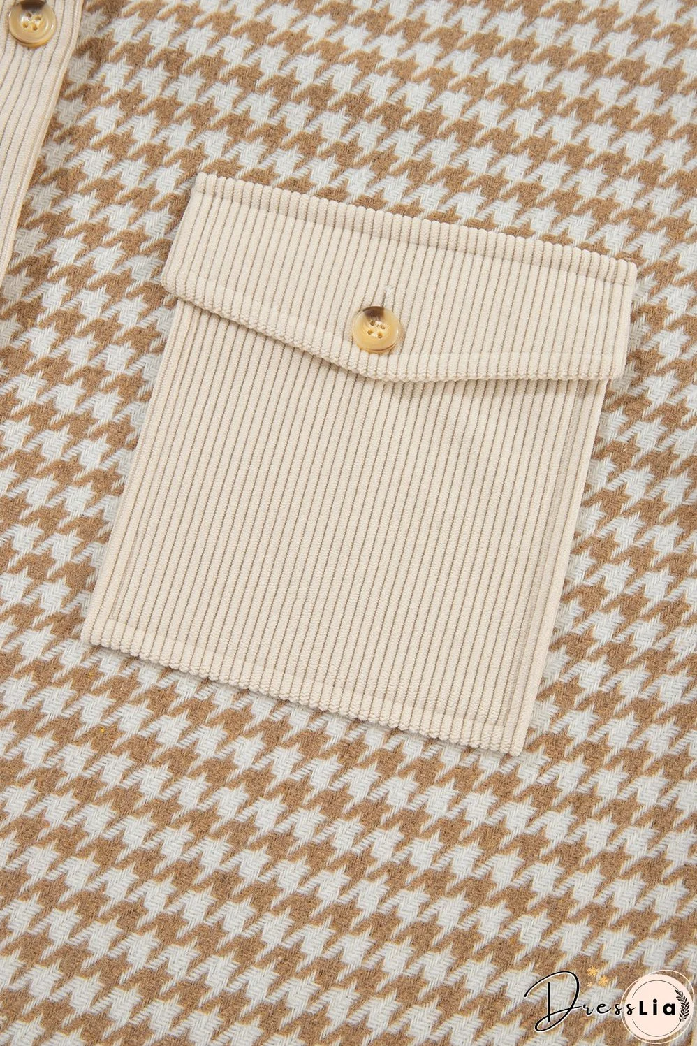 Houndstooth and Corduroy Shacket