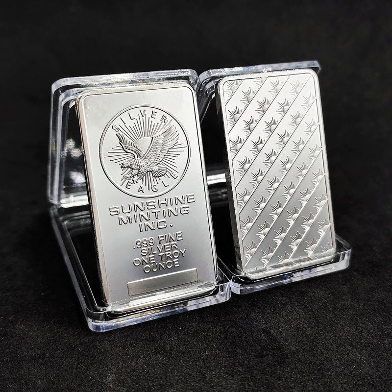 1OZ SUNSHINE MINTING Encapsulated Silver Bar 