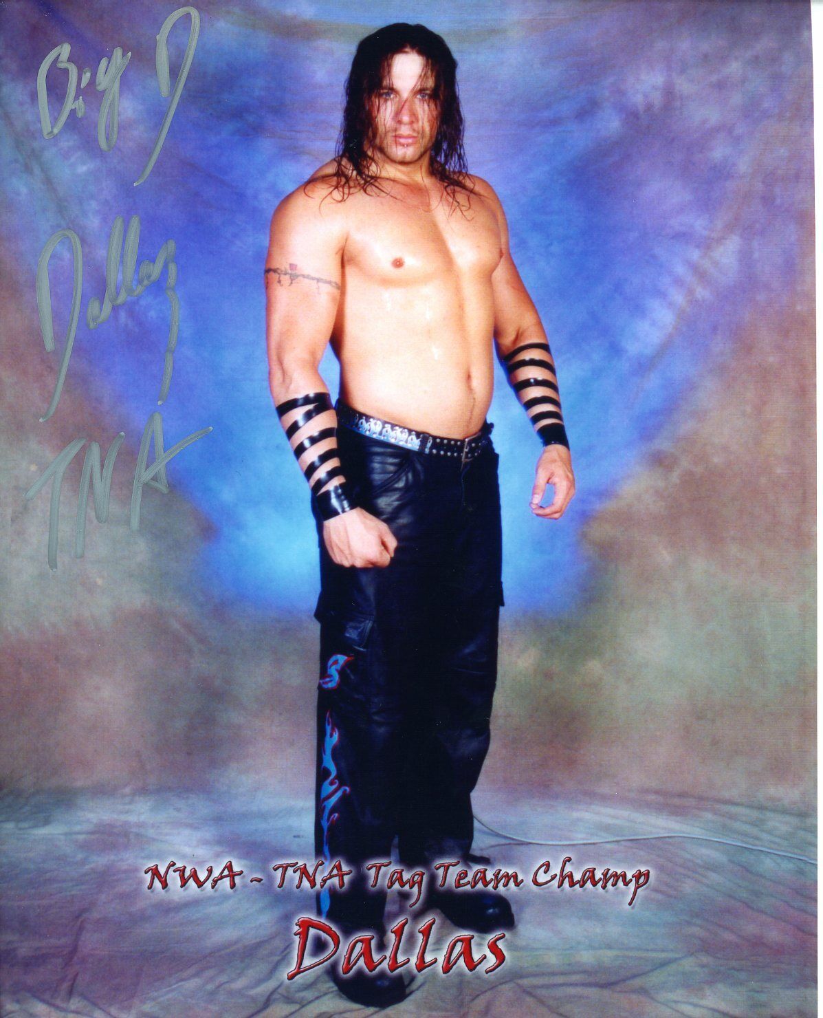 Dallas autographed 8x10 #3 TNAVance Archer Lance WWE KES Hoyt