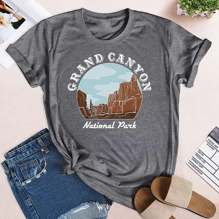 Grand Canyon National Park Vacation T-shirt -02866-Annaletters