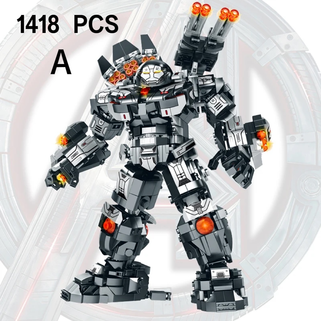 Iron Man Hulkbuster War Machine Superheroes Building Blocks Action Figures Dolls Bricks Set Gifts for Kids Boys Toys Children