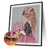 Diamond Painting-DIY Crystal Rhinestone Girl