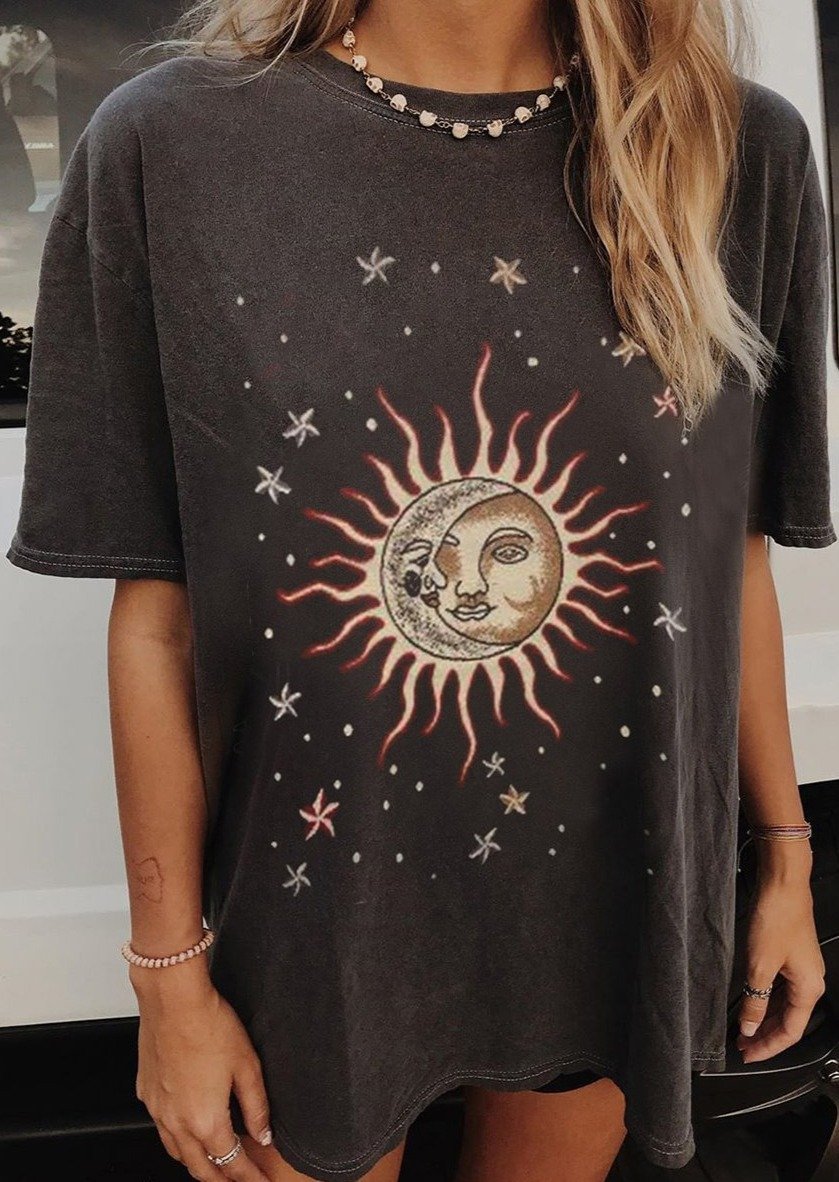 Cool Baby Cozy Oversized Tee Sun August Lemonade August Lemonade
