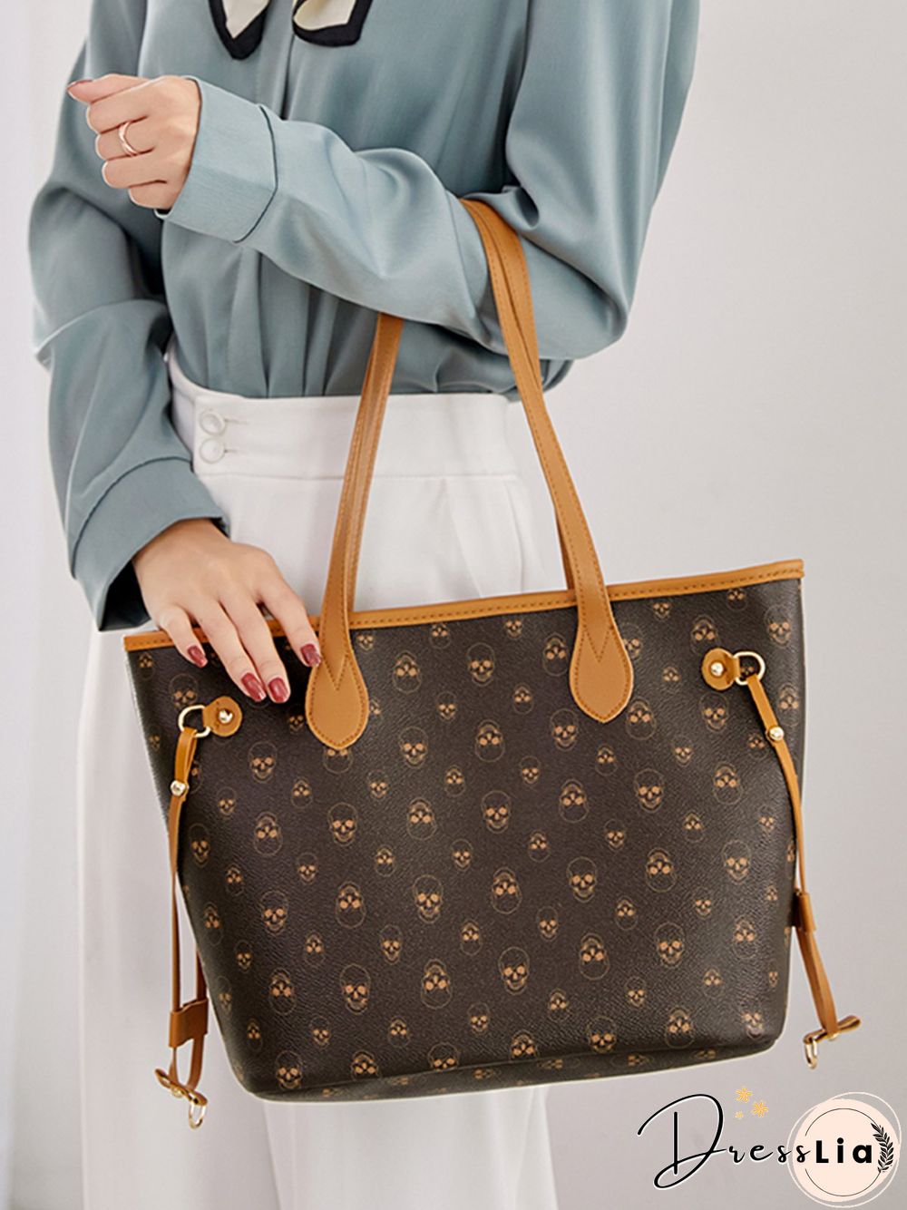 Fashion Prints Large Capacity Tote Bags Shoulder Bags