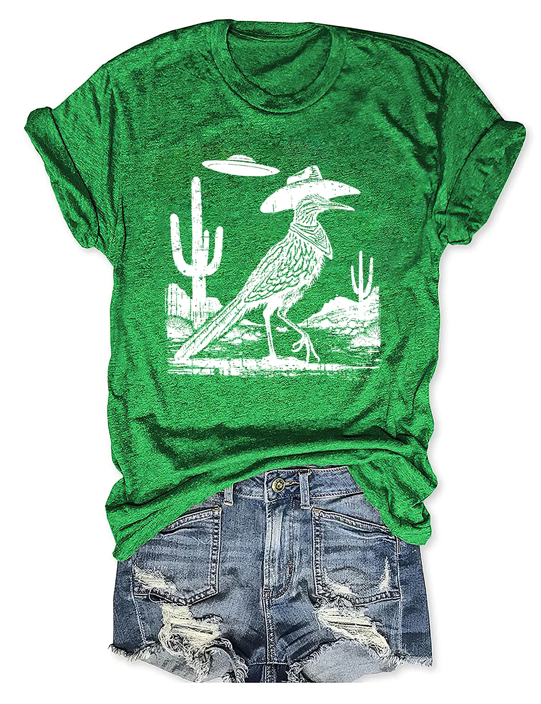 Roadrunner UFO Bird Lover T-shirt