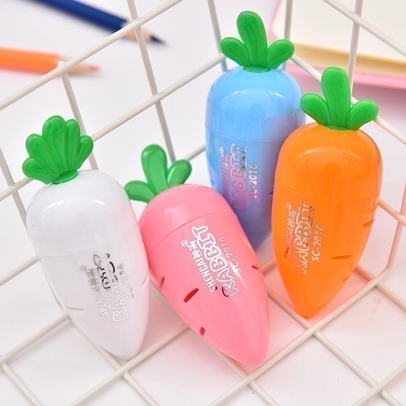 Creative Stationery Cartoon Simple Small Fresh Carrot Pencil Sharpener
