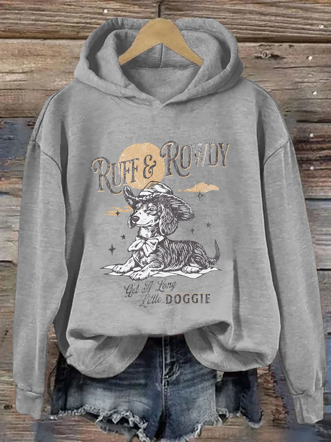 Dachshund Cowboy Hoodie
