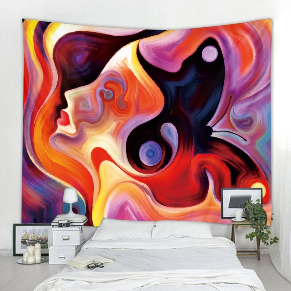 Nigikala living room home Art Deco tapestry Mandala tapestry Bohemian hippies witchcraft background cloth travel mattress