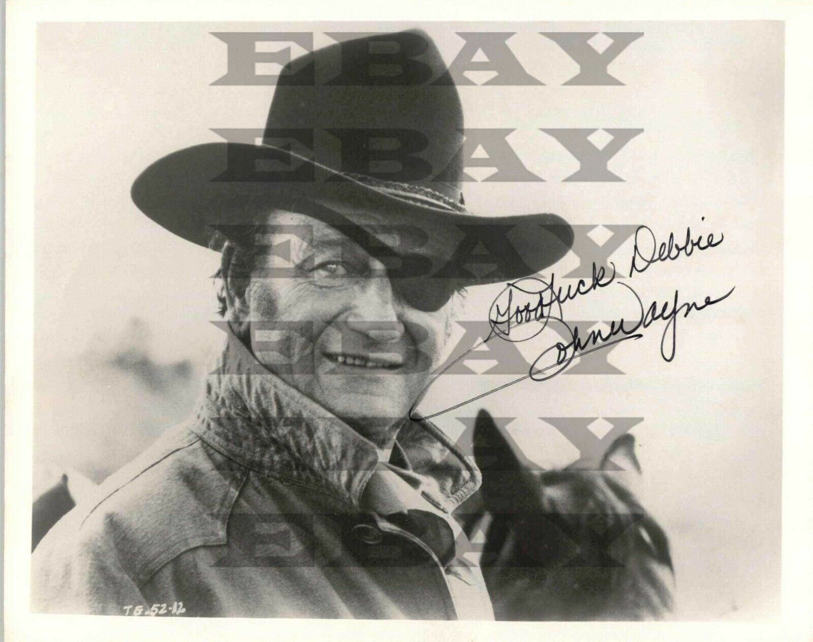 John Wayne Autographed Signed 8x10 Photo Poster painting Reprint