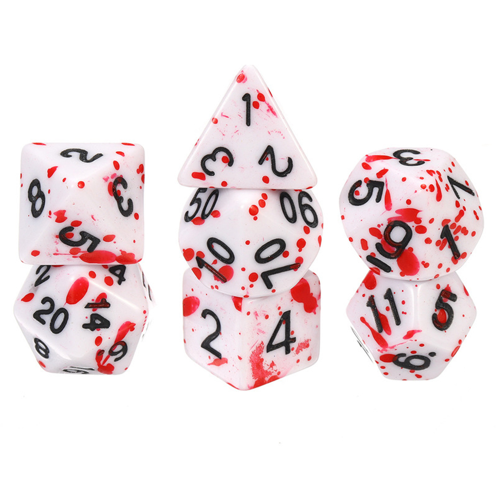 

7Pcs Multi-Sided Polyhedral Dnd Dice Rpg Role Playing Funny Table Game Toys, 501 Original