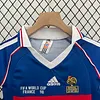 1998 Retro France Home Football Shirt Kids Size 1:1 Thai Quality