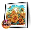 DIY Partial Special Shaped Drill Diamond Painting-Sunflower