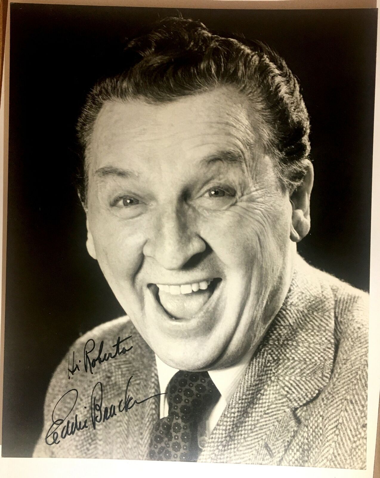 Eddie Bracken Signed 8x10 Photo Poster painting Ladies Man National Lampoons Actor Autograph