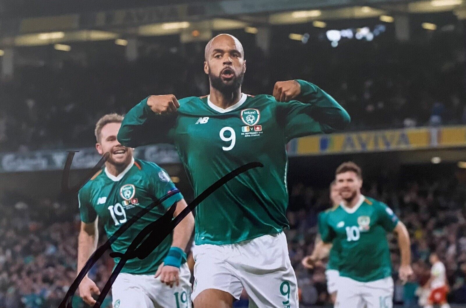 David McGoldrick Genuine Hand Signed Ireland 6X4 Photo Poster painting 2